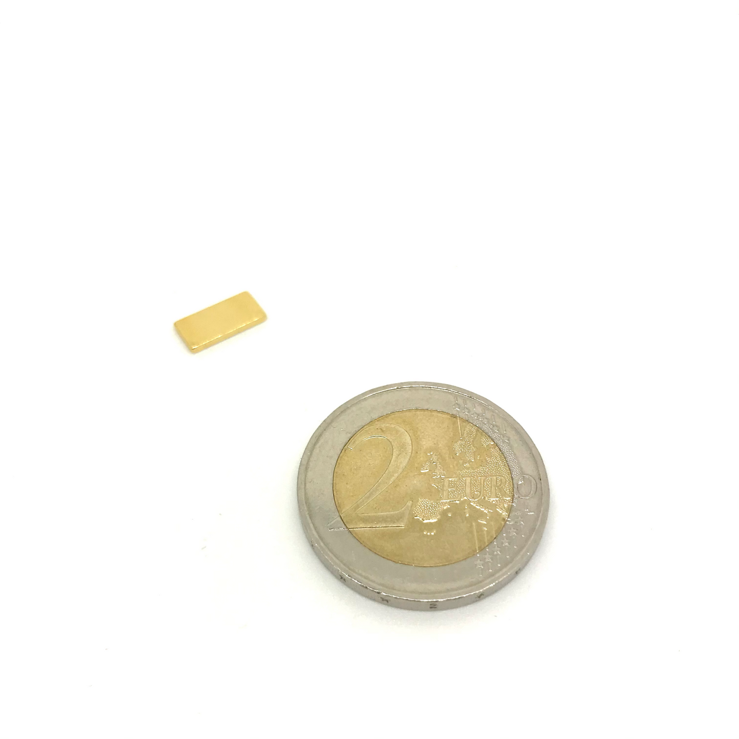 Magnetic Block TR35 10x5x1.5 Gold
