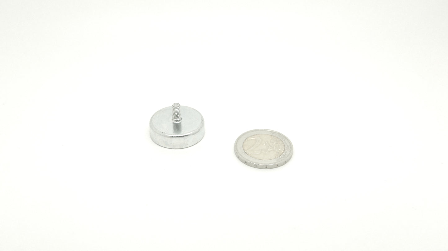 Ferrite Disc 25x7 w/M4 Thread