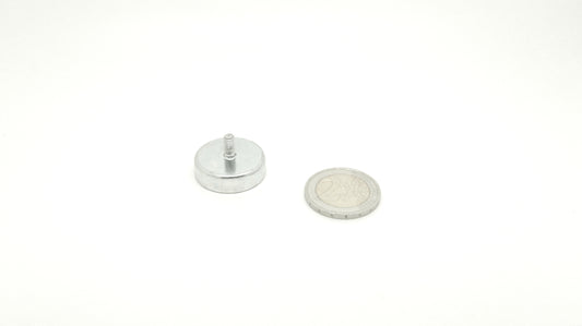 Ferrite Disc 25x7 w/M4 Thread