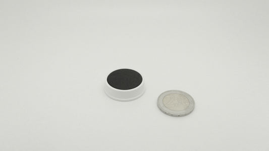 Magnetic Button Fe 30mm White