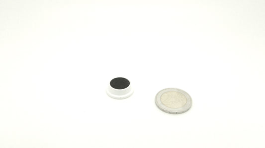 Magnetic Button Fe 20mm White