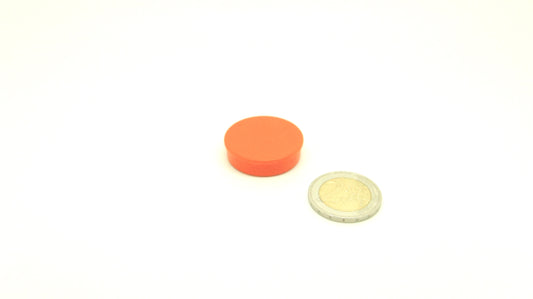 Magnetic Button Fe 30mm Orange
