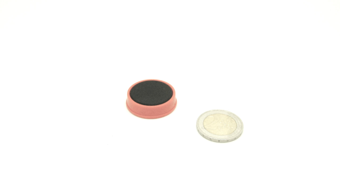 Magnetic Button Fe 30mm Orange