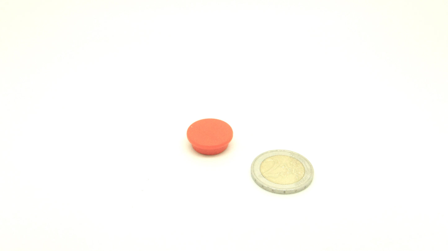 Magnetic Button Fe 20mm Orange