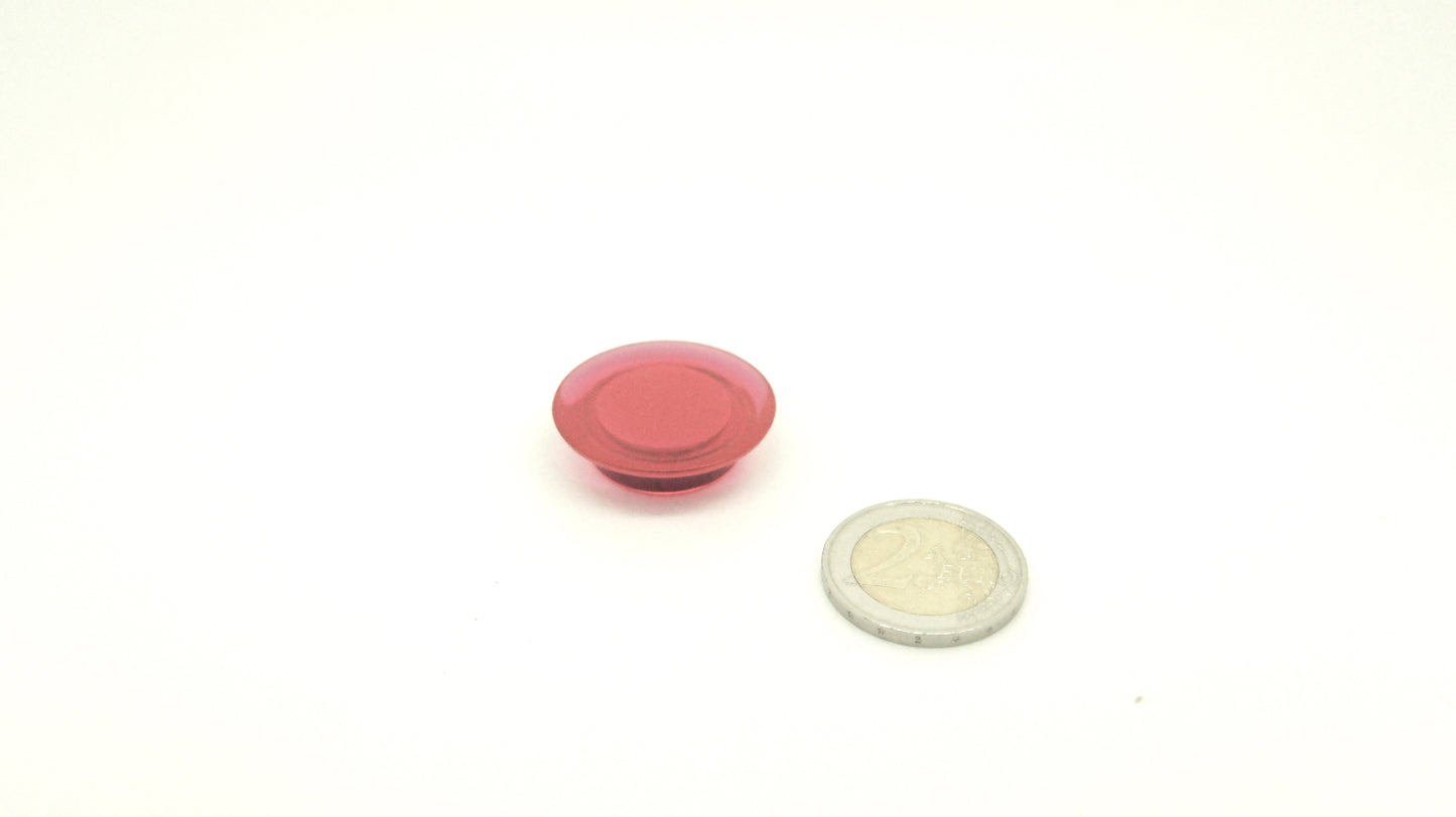 Magnetic Button Fe 30mm Red