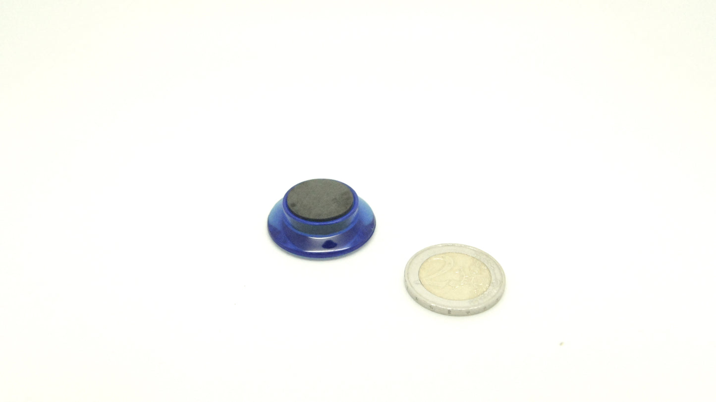 Magnetic Button Fe 30mm Blue