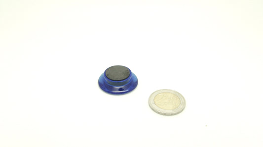 Magnetic Button Fe 30mm Blue