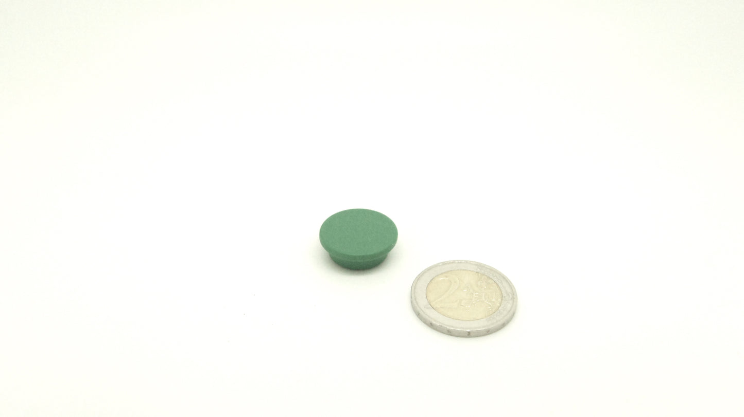 Magnetic Button Fe 20mm Green