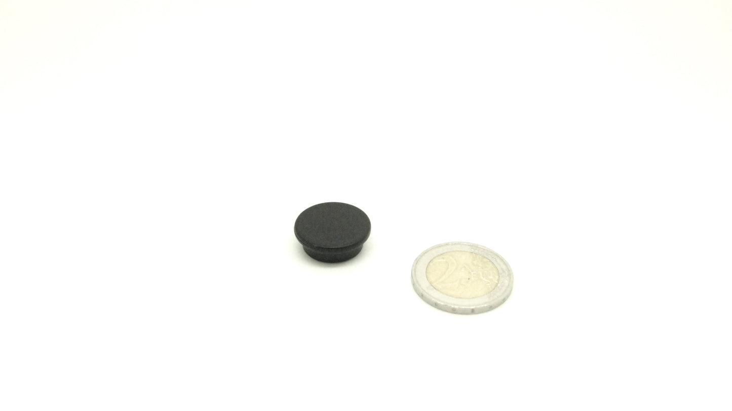 Magnetic Button Fe 20mm Black
