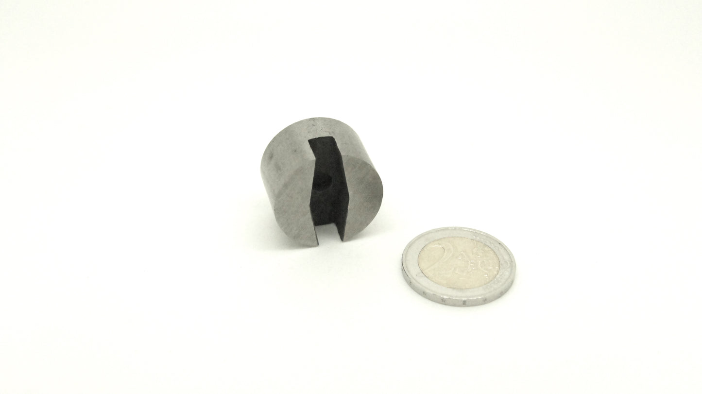 Magnetic Base AlNiCo 25.4x16 w/Hole (F5.5)