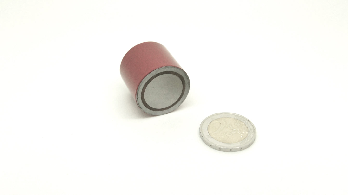Magnetic Base AlNiCo 27x25.4 w/M6 Thread
