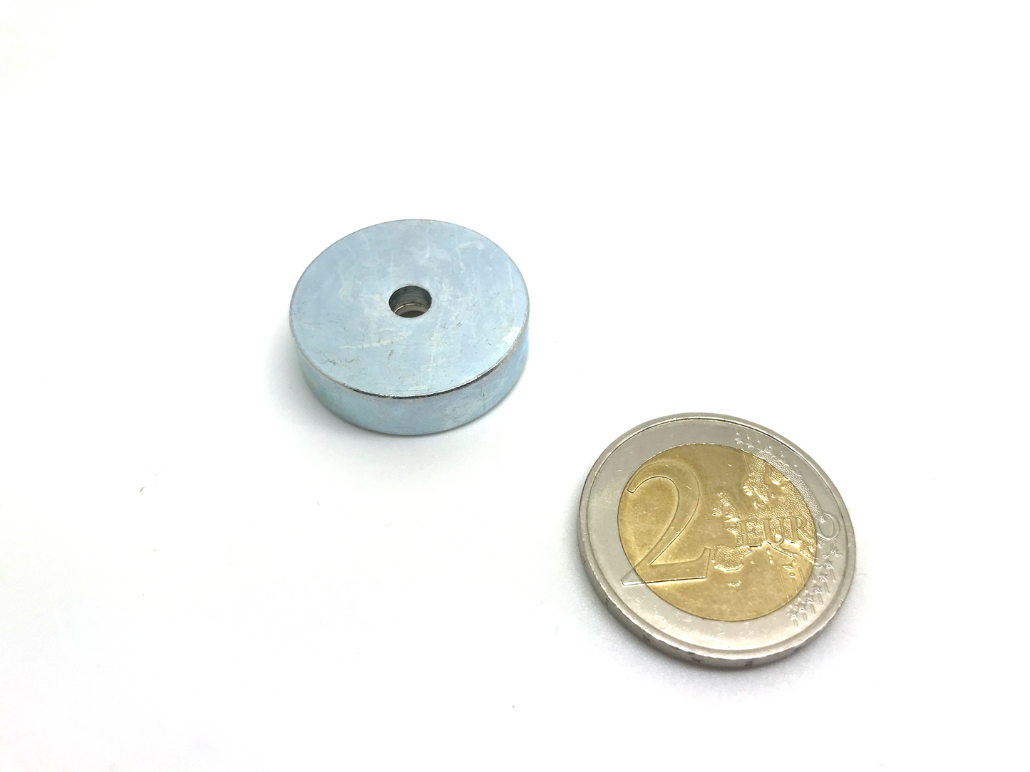Magnetic Base TR35 25x7 w/Hole (4.5mm)